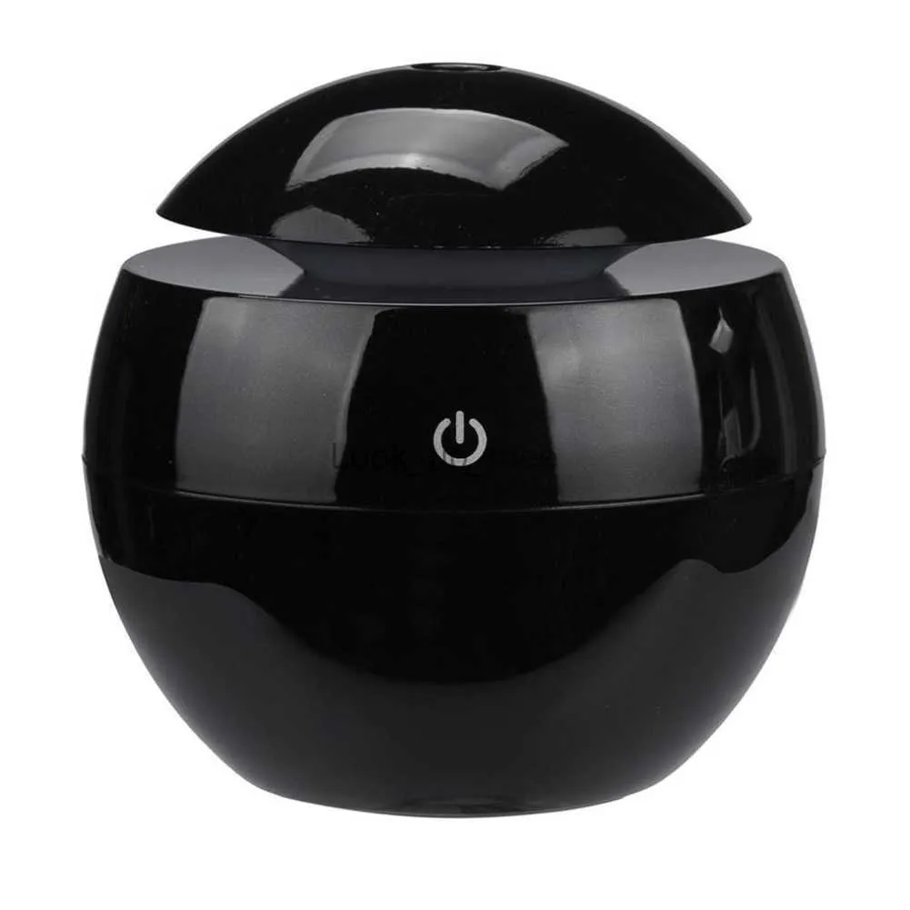 Luftfuktare bärbar luftfuktare ultraljud USB aroma diffusor led nattljus elektrisk eterisk olja diffusor aromaterapi svart yq230926