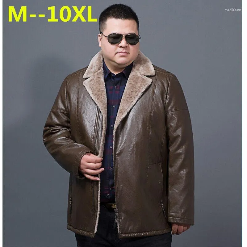 メンズファーウィンター10xl 6x 9xl 8xl Geniune Leather Lapel Cashmere Men Sheepskin Warm Jacket Male Brand Top Quality Coat