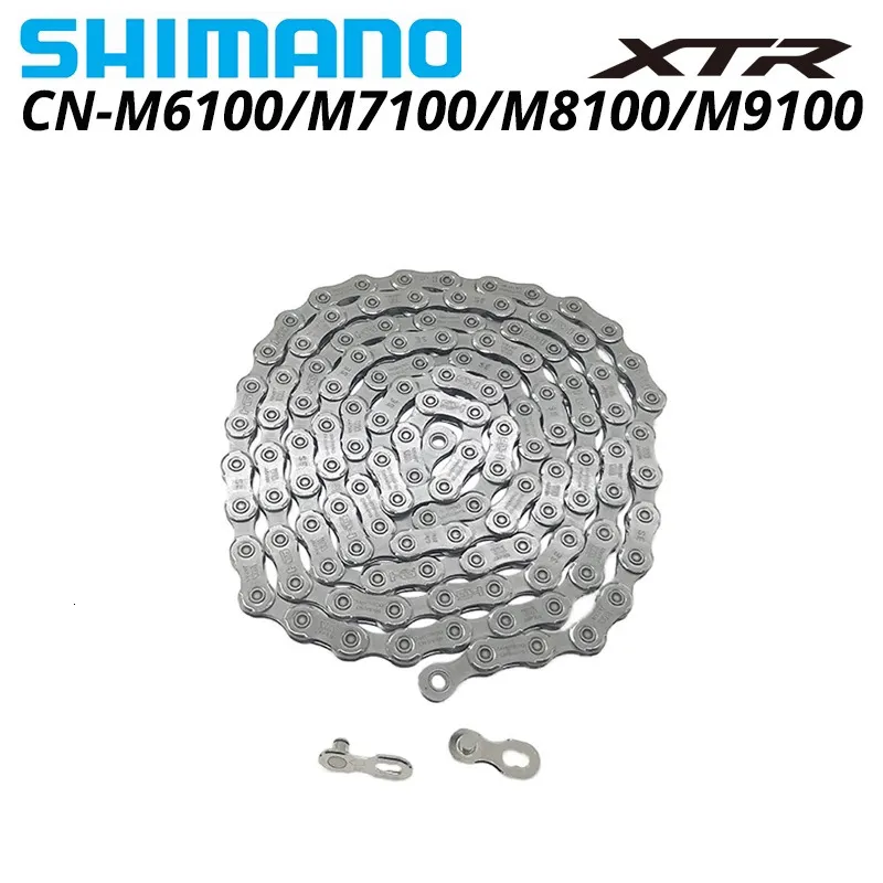 Cykelgrupper SHIMANO DEORE SLX XTR XTR M6100 M7100 M8100 M9100 Kedja 12 Speed ​​Mountain Bicycle 12s Current MTB Parts With Quick Link 230925