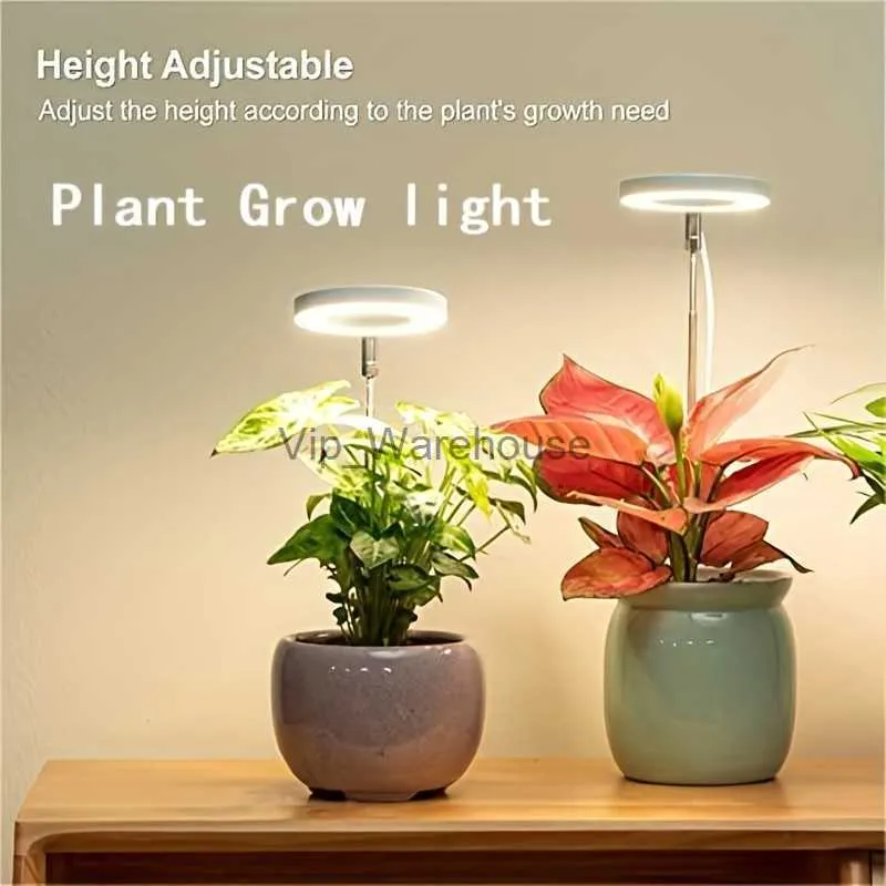 Full Spectrum LED Grow Light for Indoor Plants - Height Adjustable ...