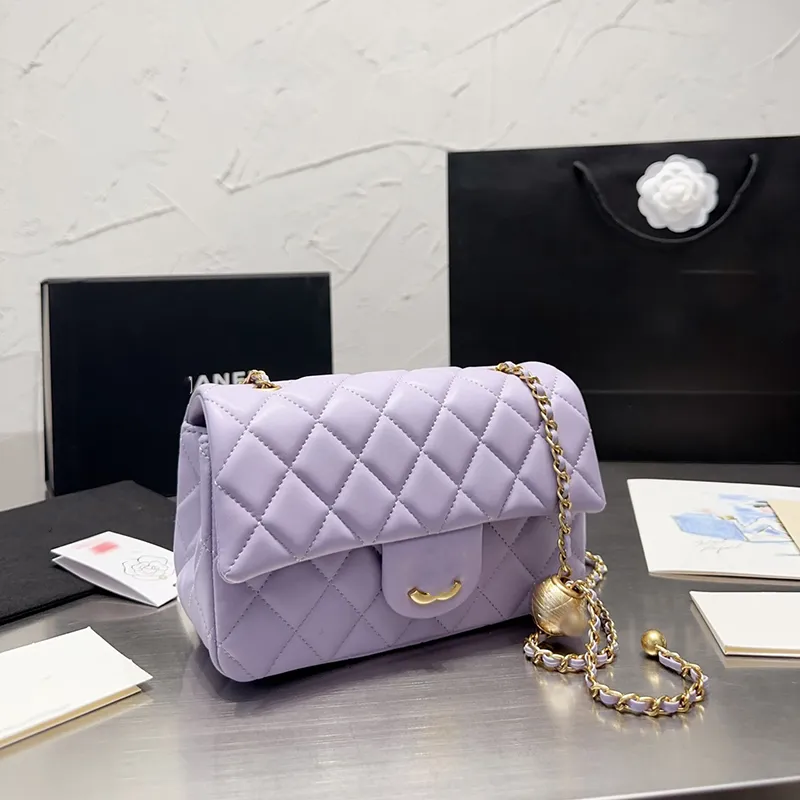 Save Big on Bulk Shoulder Bag Women's Handbag Designer Shoulder Handbags:  Leather Crossbody Bag With Gold Chain Metal Hardware 20cm Makeup Sacoche 