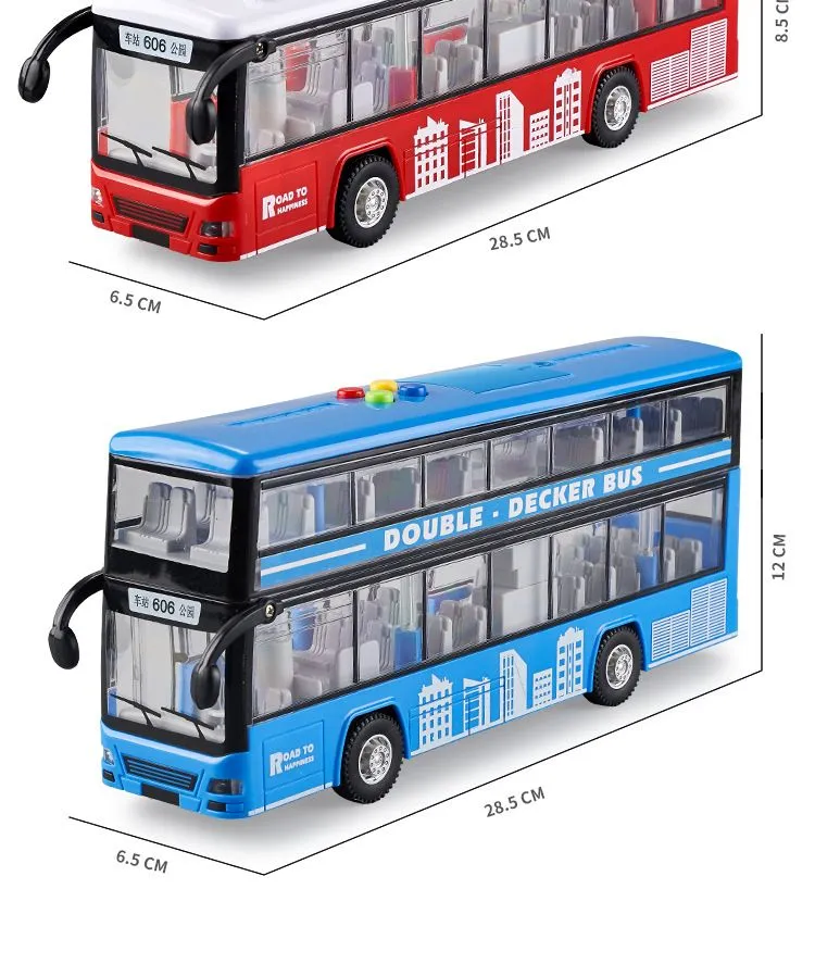 Enfants Bus Jouet Voiture Grande Simulation Bus Scolaire Londres