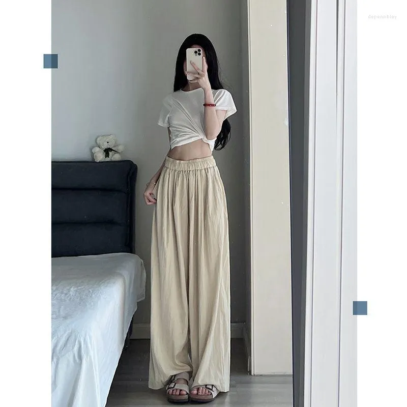 Women's Spring/Autumn Casual Loose Straight Pants