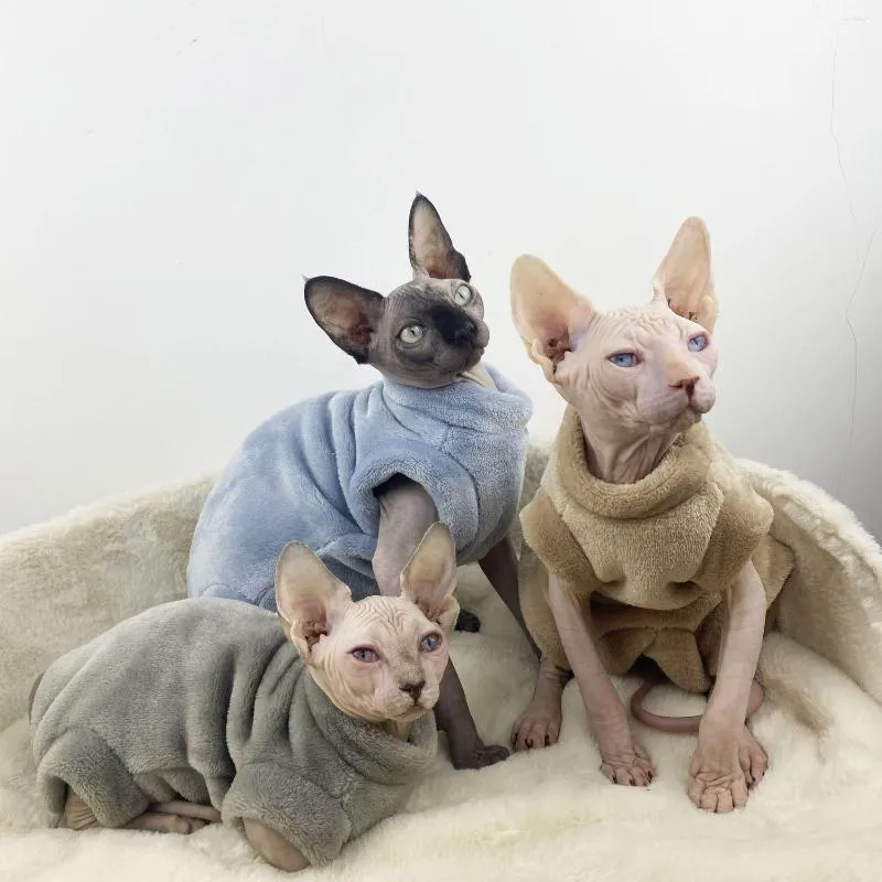 Pull de chat Sphynx imprime leopard a sweats a capuche en fourrure chaude douce pour les petits chiens et les chats