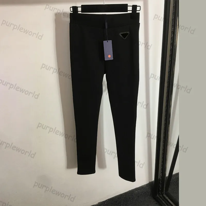 Pantaloni da yoga Leggings da corsa Abbigliamento da palestra Leggings da esercizio da donna Pantaloni sportivi aderenti a vita alta neri