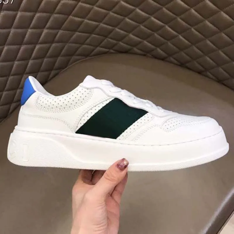 Clássico Casual Sapatos Screener Canvas Sapatilhas Mulheres Luxo Clássico Azul Vermelho Listrado Borracha Couro Angustiado Sapato Baixo Top Homens Mulher2