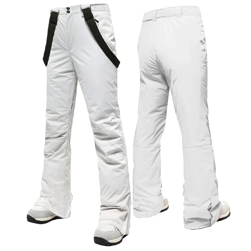 Pantalones de esquí Pantalones de esquí Mujeres Espesar A prueba de viento Impermeable Invierno Pantalones de nieve Deportes al aire libre Snowboard Cálido Monos transpirables 230925