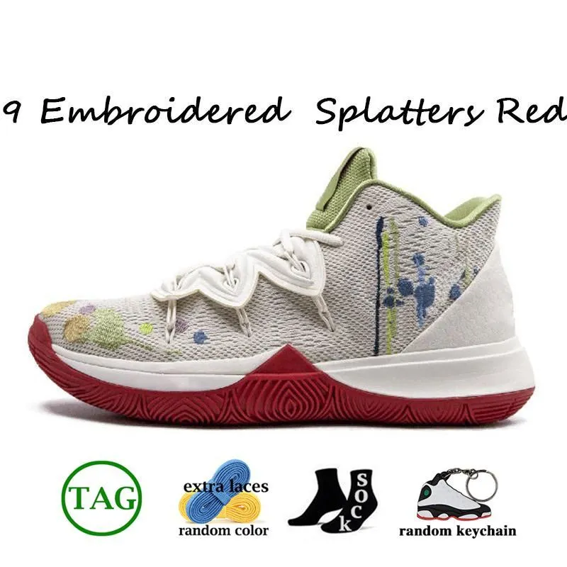 Kyrie 5 shop embroidered splatters