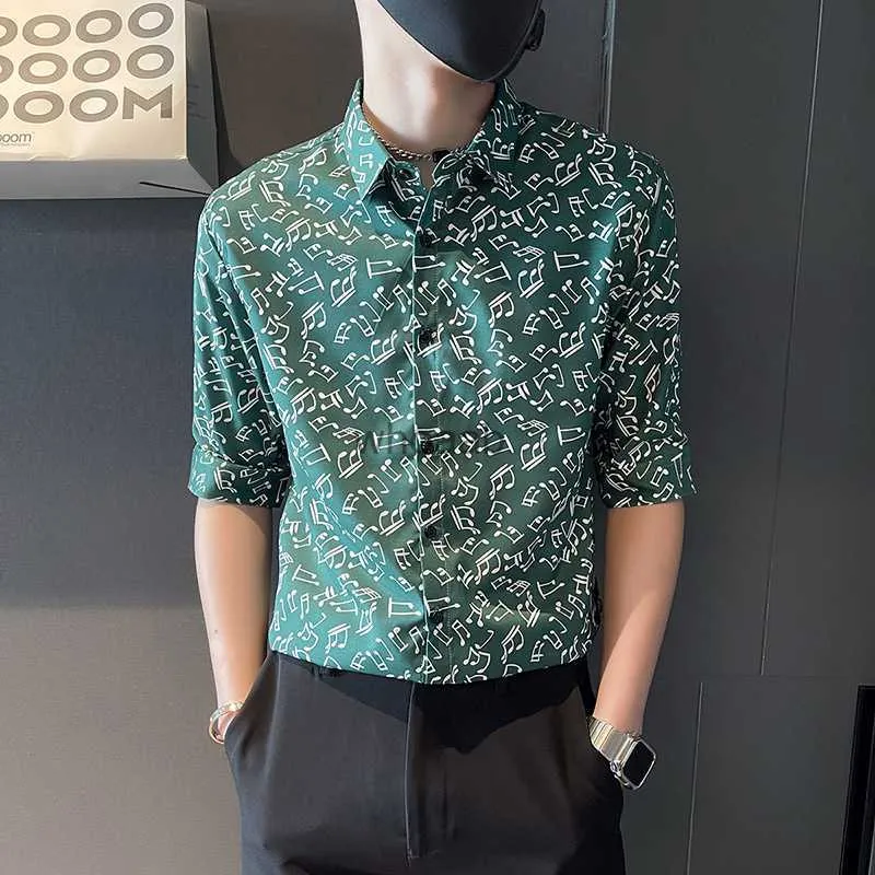 Printed shirts half sleeve top