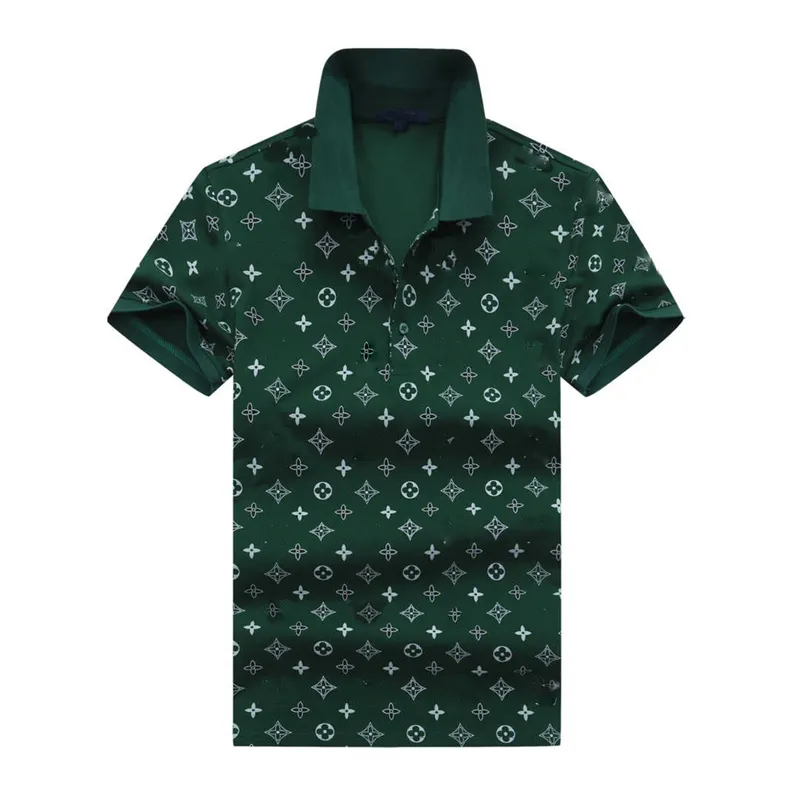 Camicia polo da uomo di marca Camicia firmata Camicia di alta qualità Camicia in cotone traspirante comoda con risvolto tuta da ginnastica taglia M-3XL