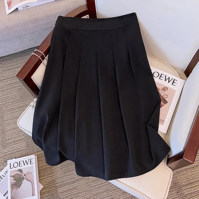 Plus size top pleated skirt 5xl