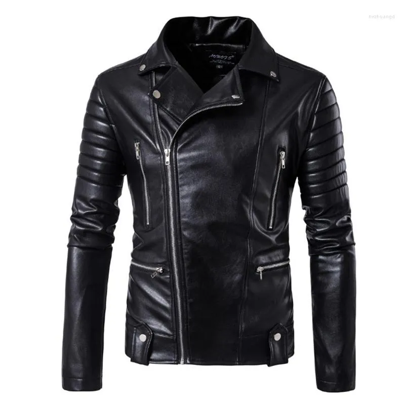 Jaqueta de marca de pele masculina punk multi design estilo motocicleta motociclista couro moda crânio casacos bomber 5xl