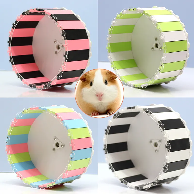 Small Animal Supplies Pet Sport Wheel Hamster Disc Praining Silent Rotatory Jogging Running Funny Toy 230925