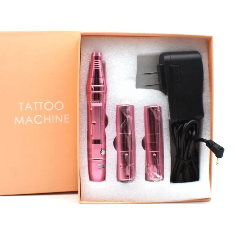 Tattoo Guns Kits Mesin Tato Nirkabel Makeup Permanent Pistool ISI Ulang 230925