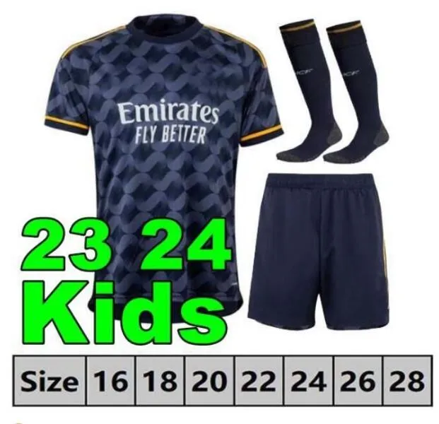 Real Madrid 2023/24 Away kit football camiseta BELLINGHAM Soccer jersey  size M
