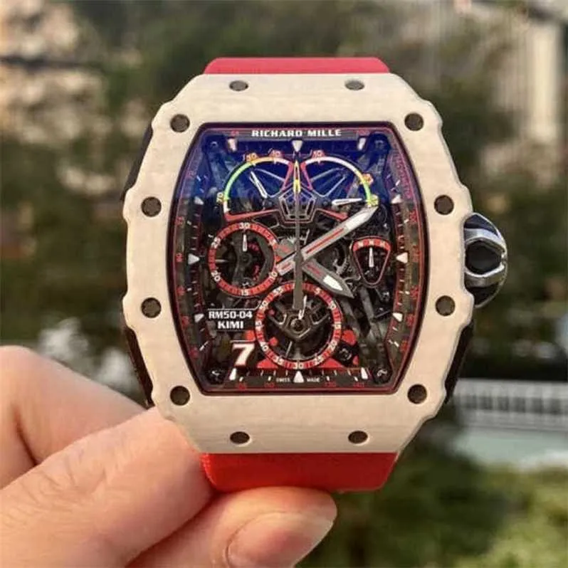 Richarmill horloge Automatisch mechanisch uurwerk Horloges Zwitserse horloges Herenserie Ntpt Handmatig Mode Heren Wit Ntpt Naaldtracking Rm5004 WN-IQL5