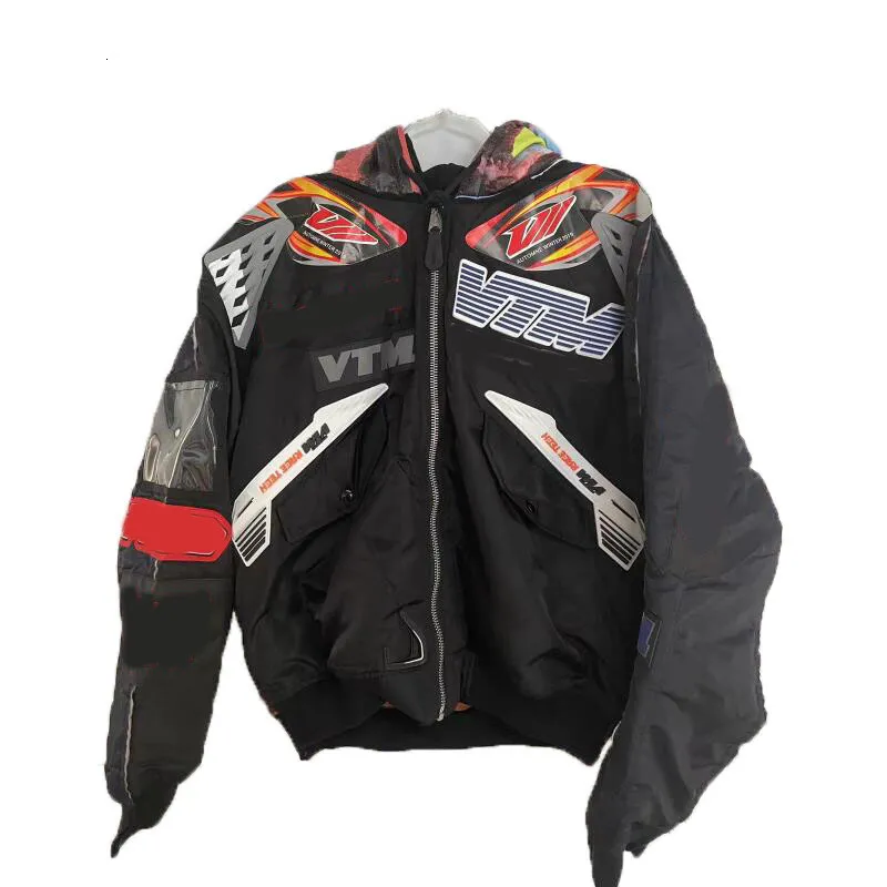 Herrjackor y2k Vetements Jacket Män kvinnor 1 1 Herrkläder Motorcykeljacka Jackor för män Racer Jacket Bomber Jackets 230926