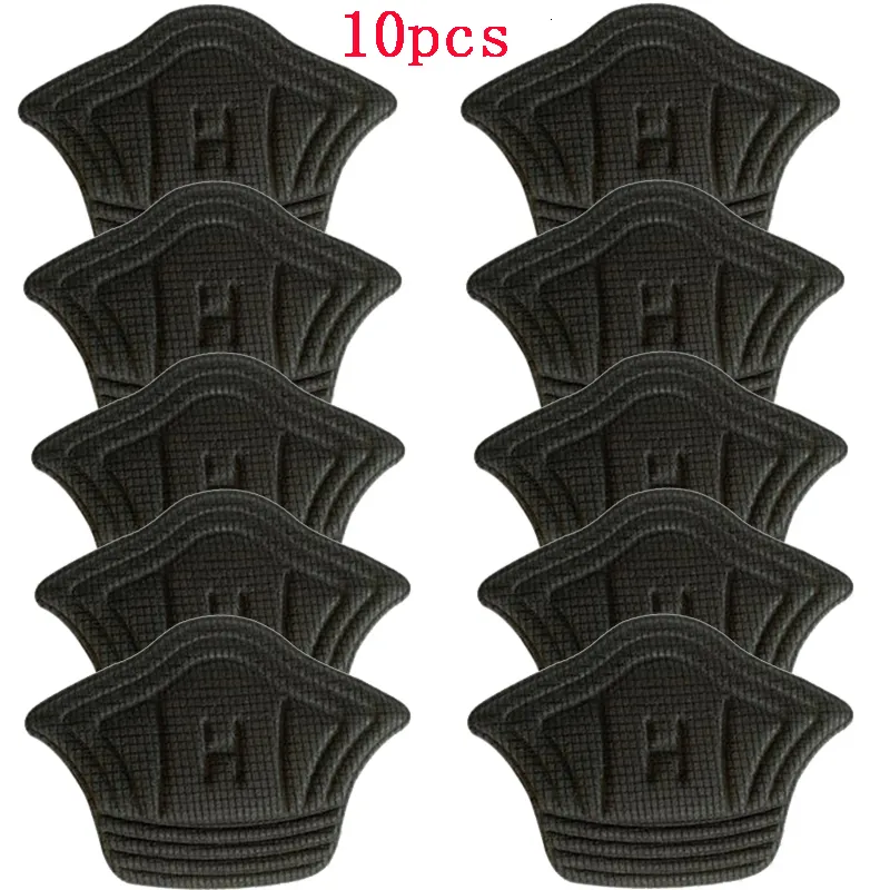 6 Paires D'Autocollants De Talon Anti-Usure - Protecteurs Pieds Antidérapants Unisexe Noir Et Abricot