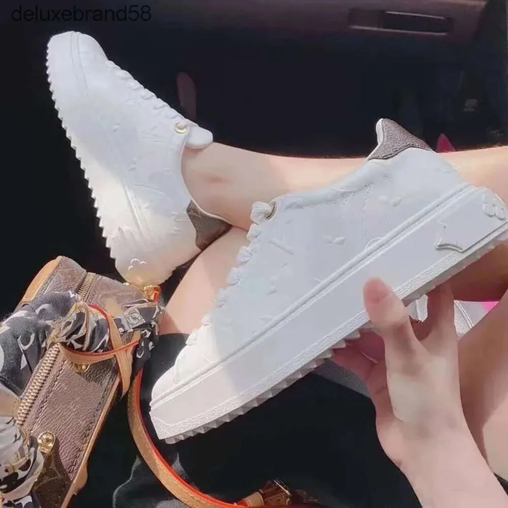 Louis Vuitton LV Вы TIME OUT Sneakers Damenschuhe Echtes Leder Damen Freizeitschuh Größe 35-41 Modell hyNMM0003 louisely Geldbörse vuttonly Umhängetasche viutonly vittonly CEXZ