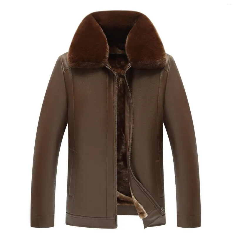 Men's Fur 2023 Biker Jacket For Men Jackets Clothing Leather Faux Coat