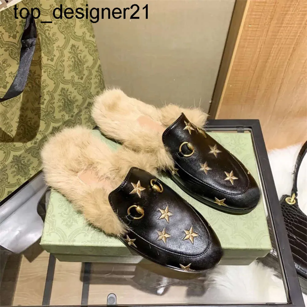 Nieuwe 23ss lederen pantoffels voor dames dragen herfst winter modemerk Mueller schoenen met gewikkeld hoofd half slepen luie platte heren herenslippers