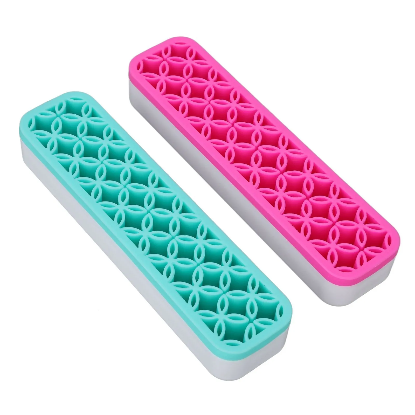 Cotons-tiges de bureau Porte-brosse de maquillage Séchage Empêcher le basculement Lavable Amovible Cosmétique Étagère de rangement Organisateur 230925