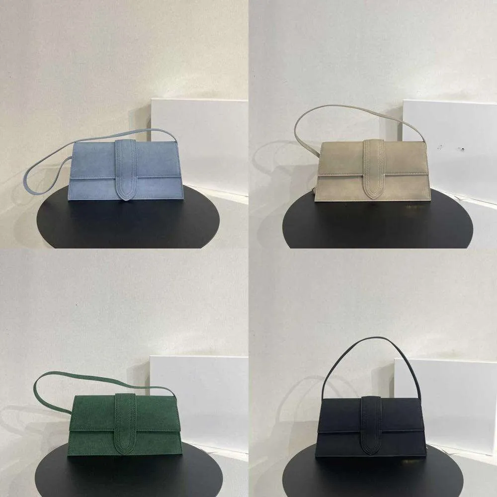 Luxurys Designer Bags jacquemuus Bag Clutch Suede bag Shoulder Bag Handbags Tote Women's New Fashion texture locking Messenger bags crossbody envelope bag