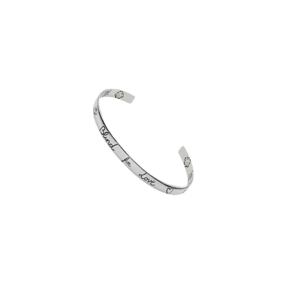 Bangle Vrouw Designer Open Armband Man Armbanden Blind Liefde Armbanden Sieraden Sliver Color3427173 Drop Levering Dhezd