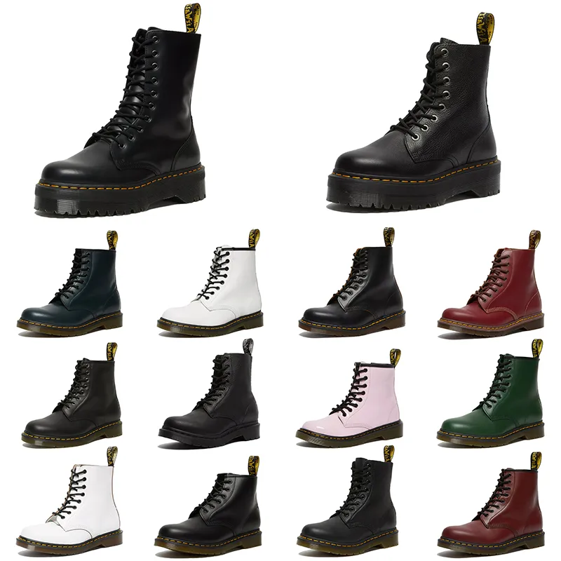 Kvinnokvalitet kvinnor martin stövlar kvinnor svart designer boot woman mens skor mode vinter snö kort ankel stövel flexibel sulade lyx loafers tossor