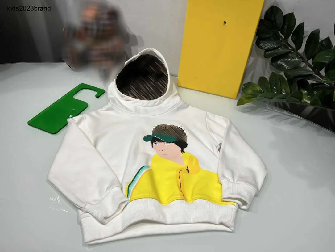 дизайнерская детская одежда Полная печать внутренних букв детский пуловер Свитер с капюшоном для мальчика и девочки Размер 100-160 см детские толстовки 25 сентября