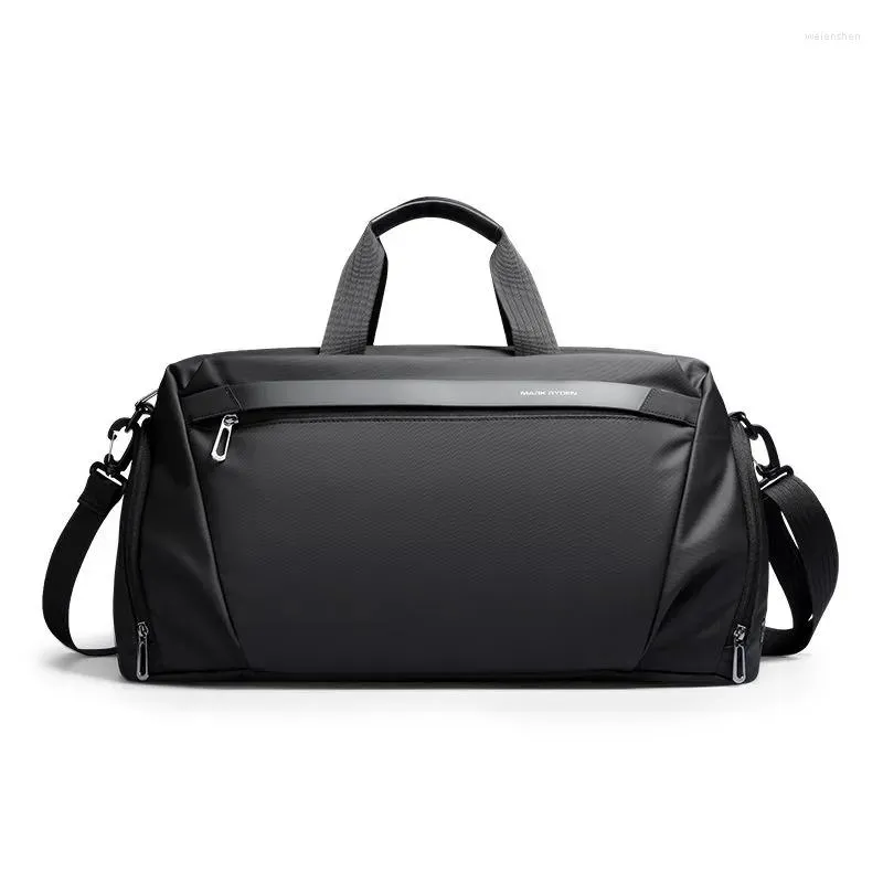 Duffelväskor Mark Ryden High-Capacity Sports Fitness Bag Fashion One Shoulder Cross Body Travel Bagage