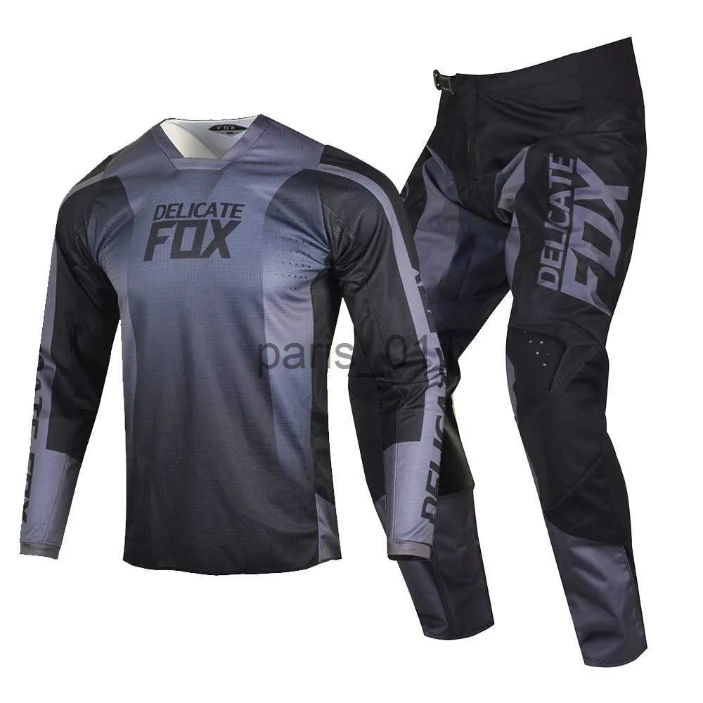 Inne odzież Delikatne i spodni kombi motocross MX SET BMX UTV Dirt Bike Moto Race Race offroad Suit x0926