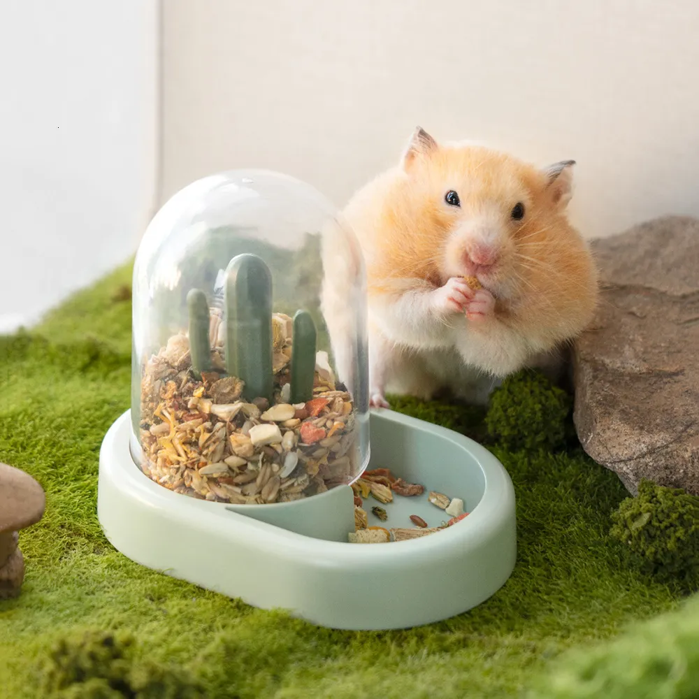 Benodigdheden voor kleine dieren Automatische hamsterdispenser Konijnenvoer Dierenvoer Feeder Bowl Wateraccessoires 230925