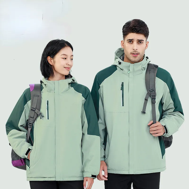 Outdoor Jackets Hoodies Hiking Jacket Waterproof Women Men 3 in 1 Twopiece Camping Breathable Thermal Windbreaker Sports Winter 230926