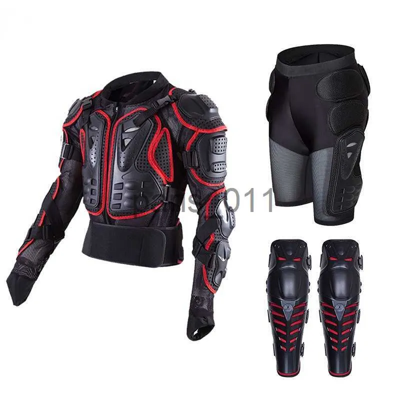 Outros vestuário off-road motocicleta armadura corrida roupas anti-queda armadura terno protetor de peito protetor traseiro shorts joelho joelho protetor x0926