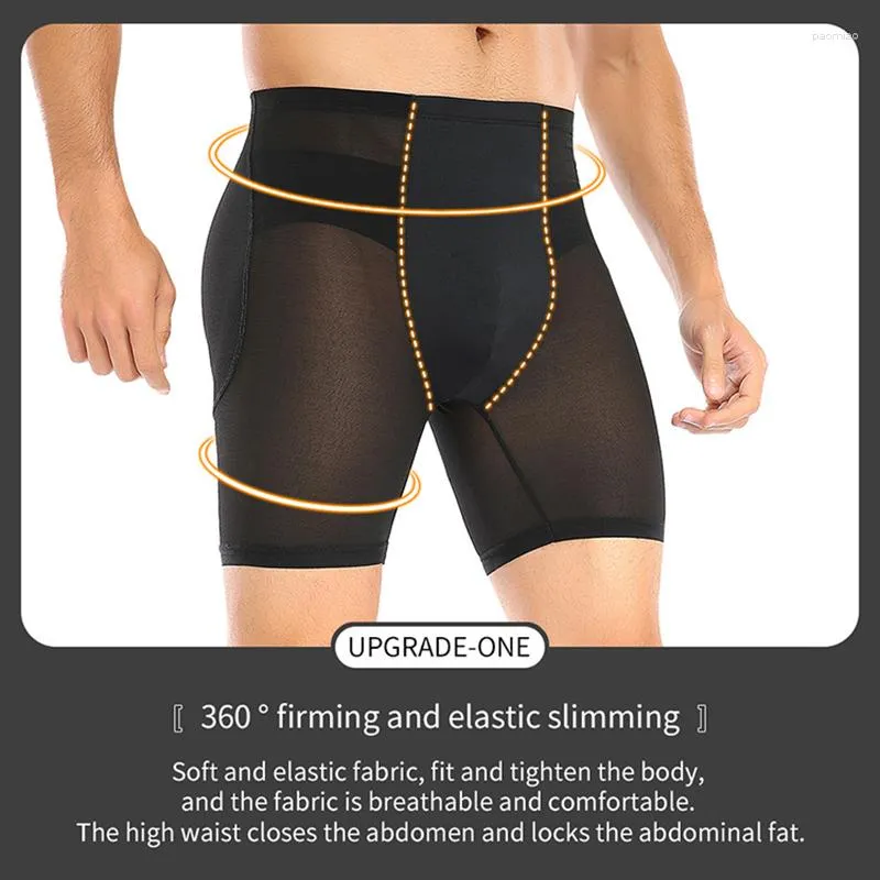 Mens Tummy Flattening Underwear Panties Lifter Padded BuSeamless Shaper  Underwear Hip Enhancer Bodyshorts Shapewear Boxers Booty From Paomiao,  $19.3