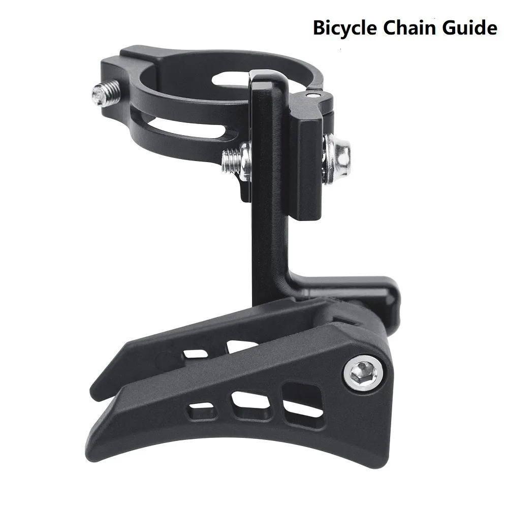 مجموعات الدراجة MTB دليل سلسلة الدراجات Drop Catcher 318 349 Clamp Mount قابل للتعديل لقرص الحصى الجبلي 1x نظام 230925