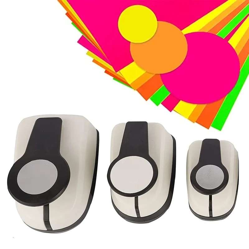 3Pcs Paper Craft Punches-Hole Puncher Single,Hole Punch Shapes