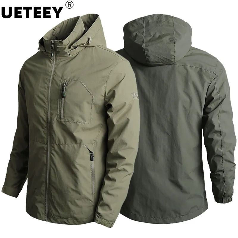 Outdoor Jackets Hoodies US Mens Hiking Summer Military Multipockets  Tactical Hunting Fishing Waterproof Hooded Thin Jacket Men 230926 From  Zhao09, $21.19