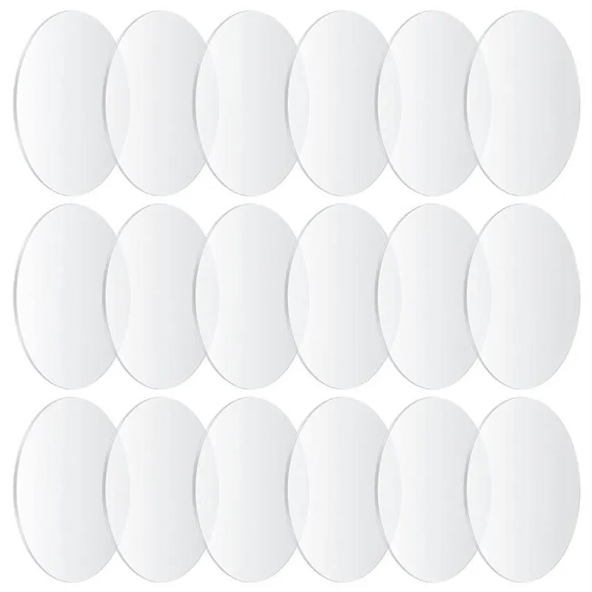 Keychains Clear Round Acrylic Sheets 4 Inch Circle Discs Boards Blanks Sheets Signs For Picture Frame målning DIY Crafts317s