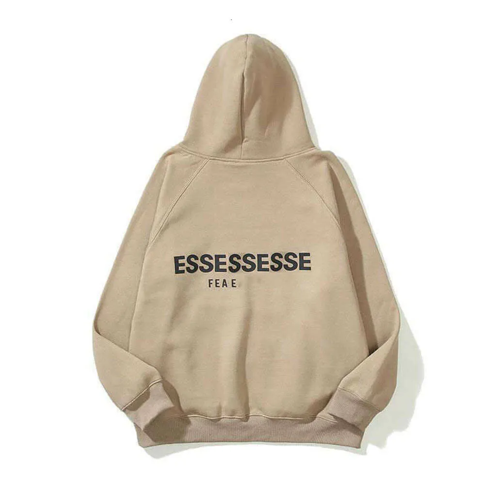 Ess Designer Fashion Classic Essentialclothing Alphabet Printing Fears Pullover God Hoodie Mens Women Essent Hoodie Pure Color Long Sleeve Sweatshirts S2