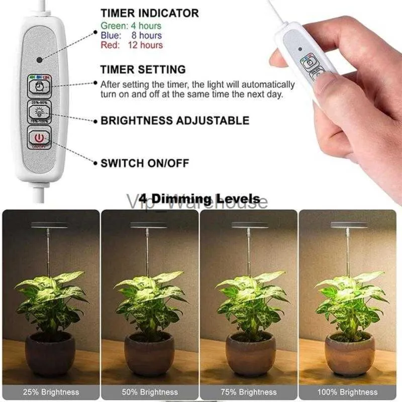 Лампа для выращивания растений 5 В, лампа полного спектра, USB для комнатных растений, светодиодная для растений, фитолампа, фитолампа для выращивания, освещение для выращивания, освещение для выращивания YQ230926