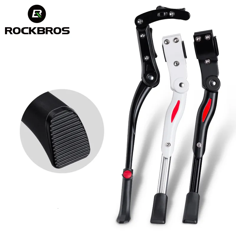 Attacco manubrio ROCKBROS Cavalletto per bicicletta Cavalletto Ciclismo su strada Parcheggio Portabici MTB Piede laterale regolabile 36.405 cm Accessori adfwqdz 230925