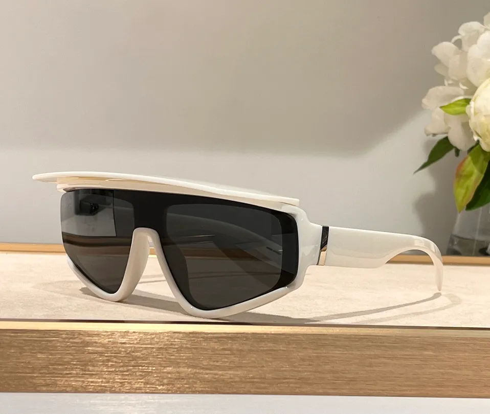 Sonnenbrille 6177 Weiß grauer Hochbrückenmänner Designer Sonnenbrille UV400 Eyewear Unisex