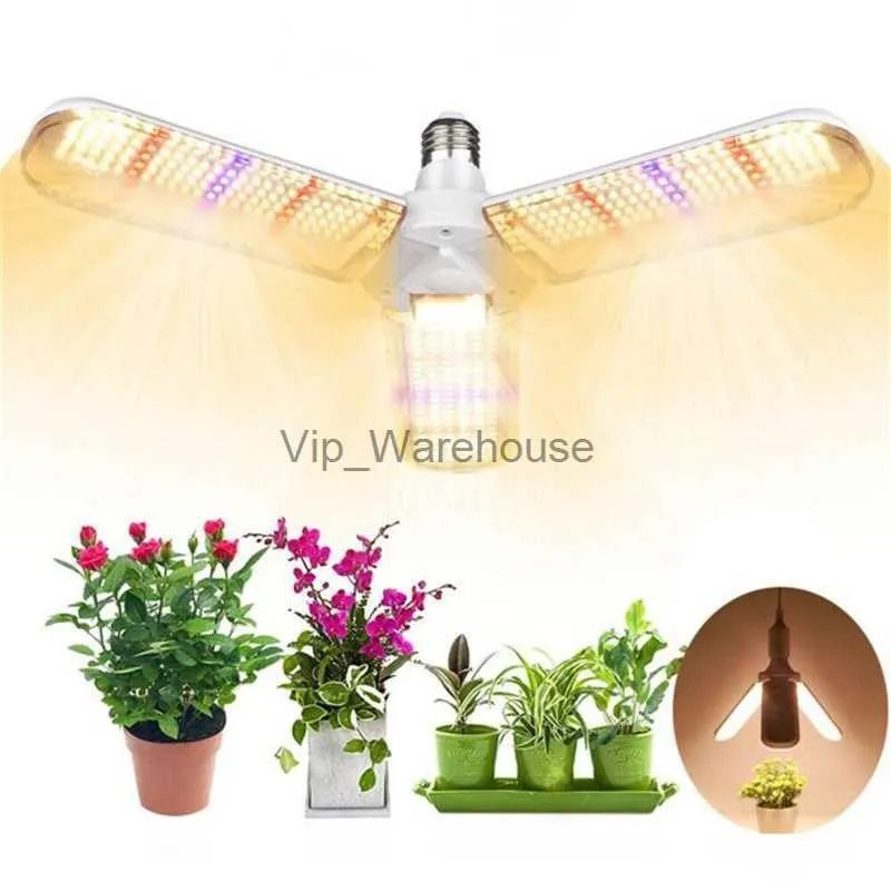 Grow Lights LED -växt Växande ljus Full Spectrum E27 E26 Folding Plant Grow Light AC110V 220V Phyto Lamp inomhus Vegetabilisk blommaplantor YQ230926