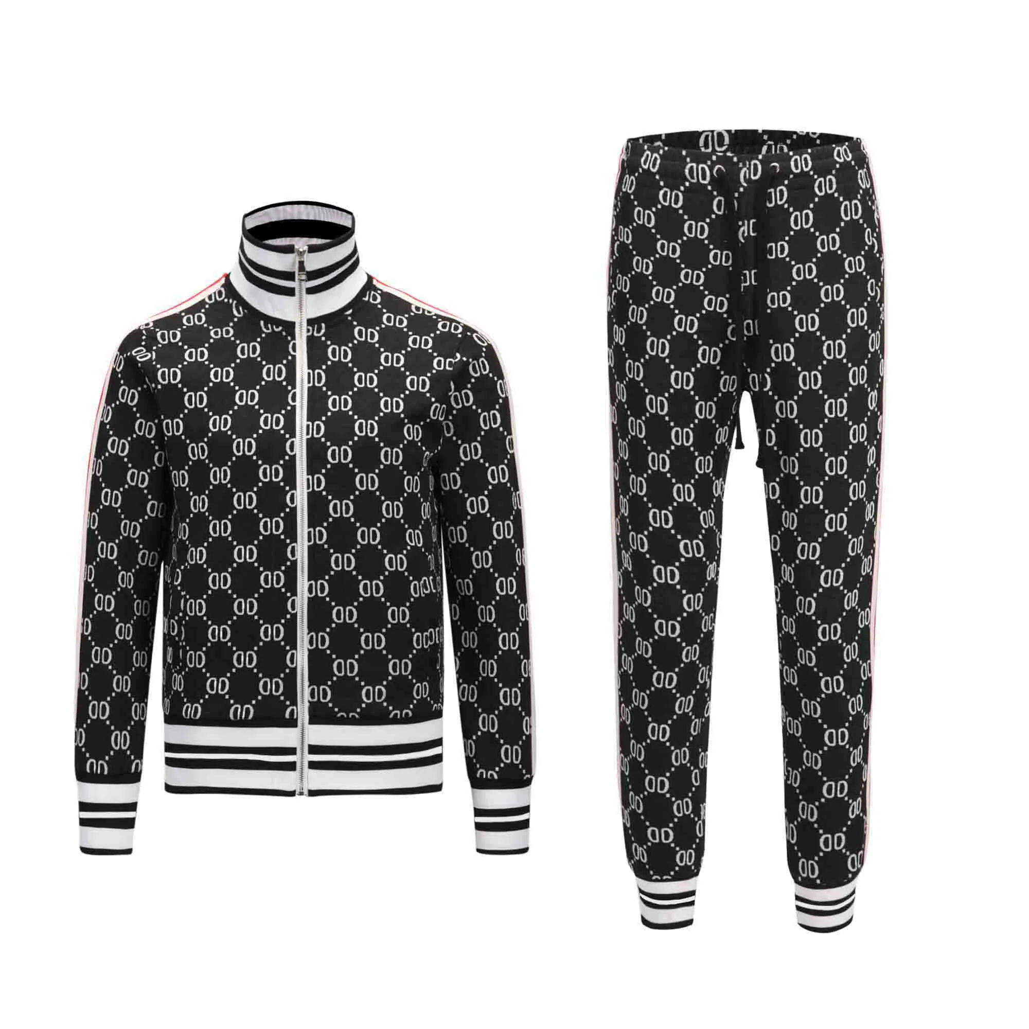 2024FG Fashion Men Men Tracksuit Pattern Print Women TrackSuits عرضية للرجال الرياضي في الهواء الطلق عالي الجودة