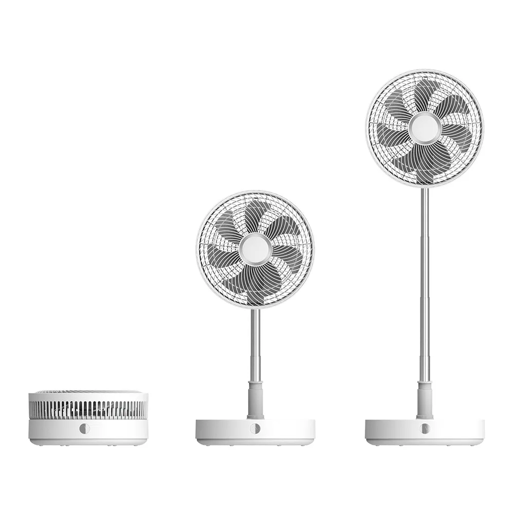 12 tum 7200mAh USB Folding Portable Fan Cooling Wireless Air Conditioner Table Floor Telescopic Fan för Camping Fan P30