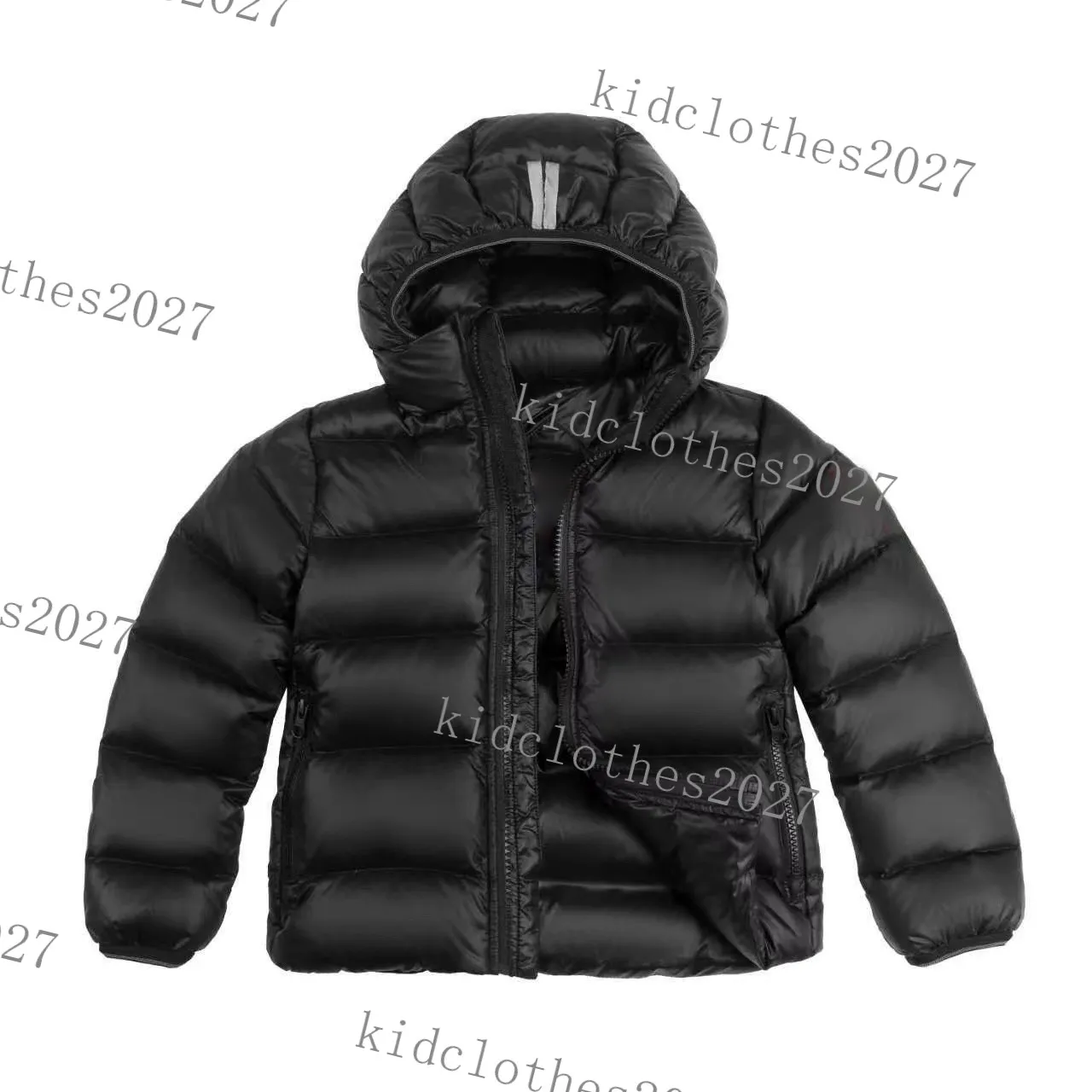 Luxe Enfants Puffer À Capuchon Manteaux De Mode Coupe-Vent Hooide Noir Vestes Enfants filles Garçons Outwear fille garçon vêtements de marque Enfants Vêtements veste bleu rose rouge