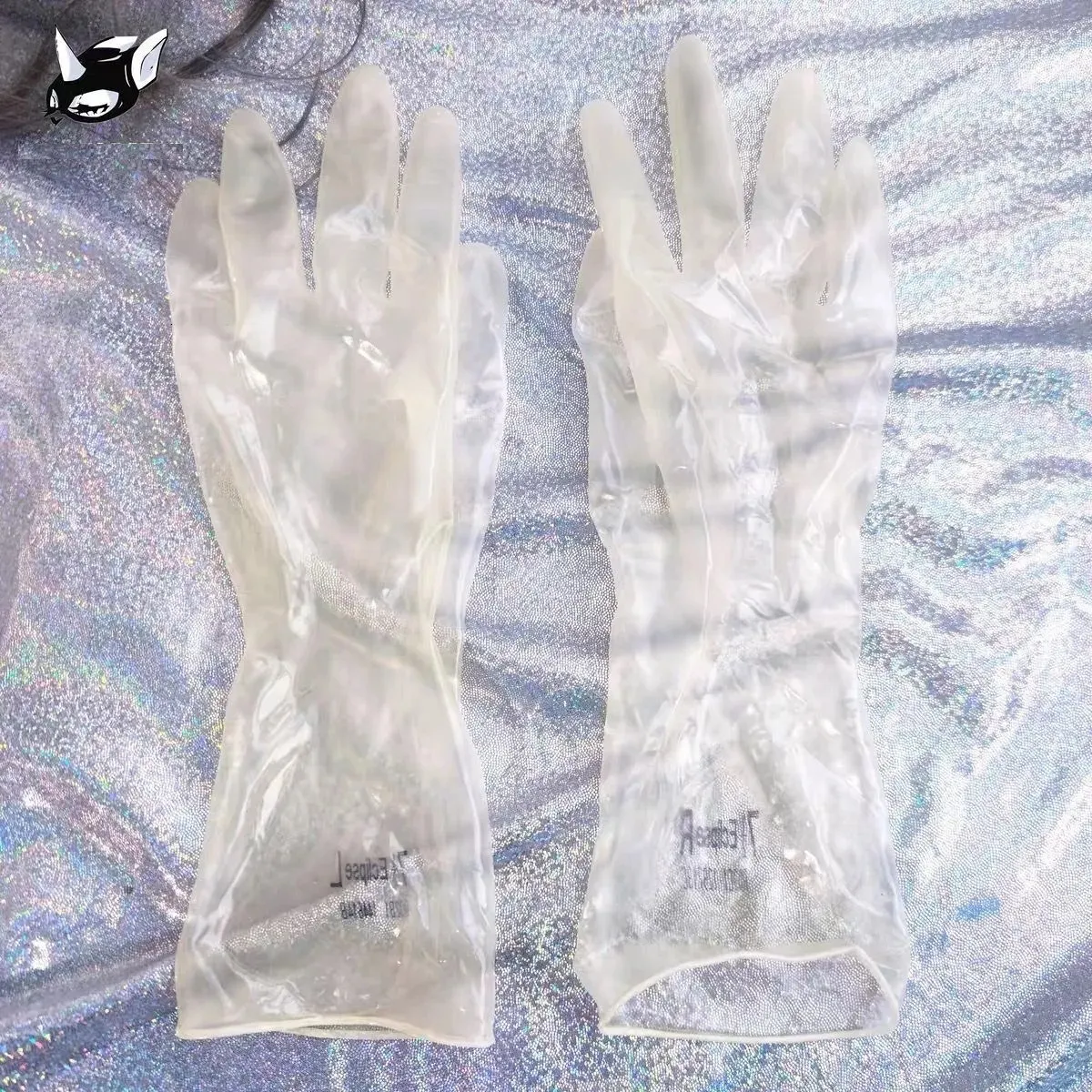 Gants à cinq doigts en latex transparent, doux, fin et sexy 230925