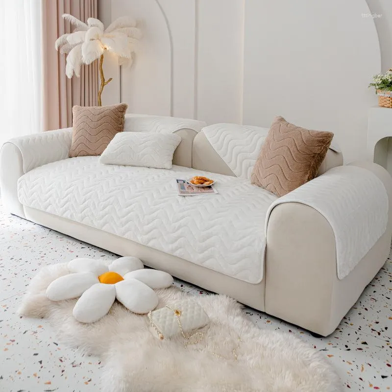 Winter Thickened Non Slip Futon Chair Bed Cushion Modern Sofa Cover Made Of  Super Soft Plush And Wavy Cloth From Tttingber, $14.3